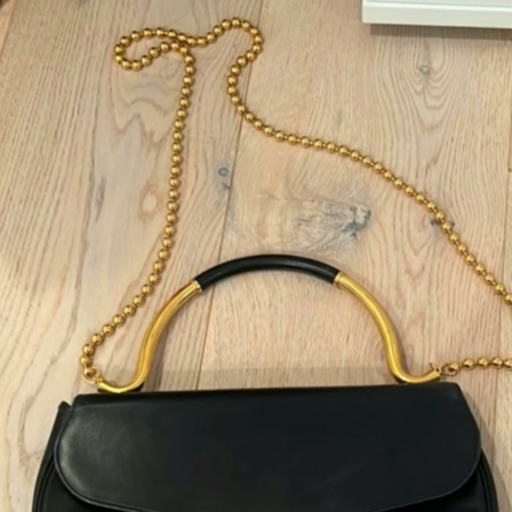 ❗Vintage Karl Lagerfeld Gold Beaded Handbag Strap❗